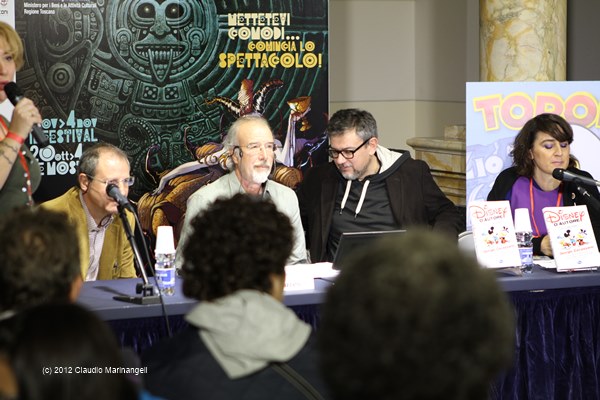 Giorgio Cavazzano e Tito Faraci a Lucca 2012