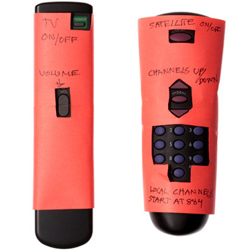 Un prototipo semplificato di telecomando: basta un po' di cartone!