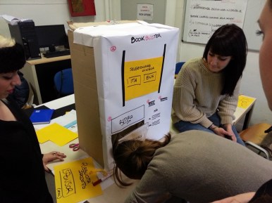 Prototipo allestito per il test di usabilità