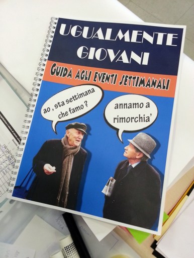 Uno dei prodotti ideati dai ragazzi: un free-press per la terza età.